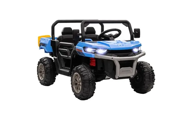 Homcom 12v Two-seater Kids Electric Ride-on Car W Electric Bucket - Blue