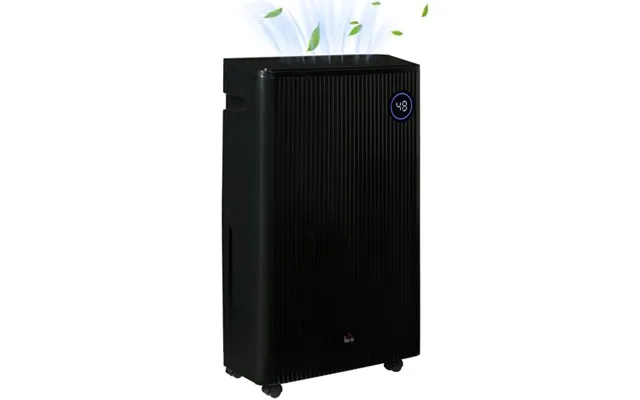 Homcom 16l Day Quiet Air Dehumidifier With Purifier, Uvc, Ioniser, Timer - White