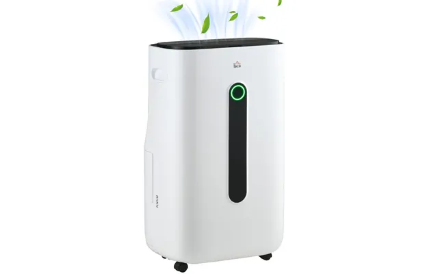 Homcom 20l Day Quiet Air Dehumidifier With Purifier - Timer