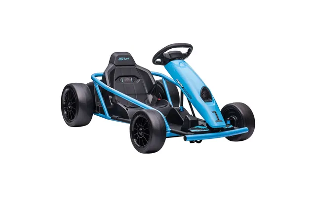 Homcom 24v Electric Go Kart For Kids - Drifting Ride-on Racing Go Kart With Slow Start