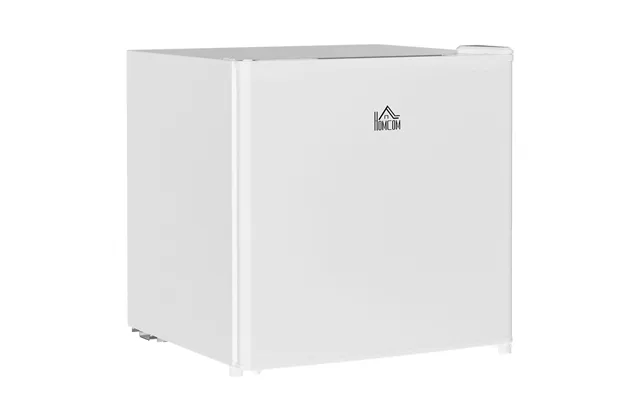Homcom 46l Counter Top Fridge With Chiller Box Mini Fridge For Bedrooms Cream
