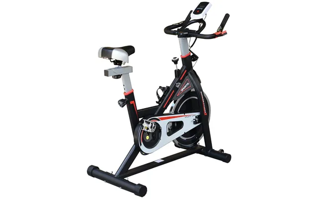 Homcom 8kg Flywheel Exercise Racing Bicycle - Adjustable Resistance Lcd