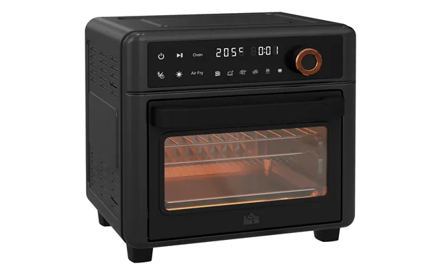 Homcom Air Fryer Oven 13l Mini Oven Countertop Convection Oven 1200w Black product image