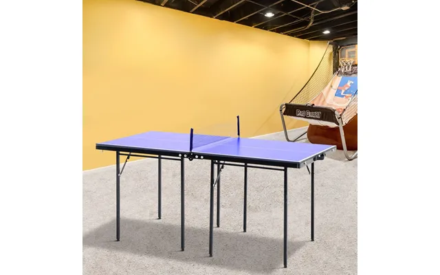Homcom Folding Mini Table Tennis Portable Ping Pong Set Games Play Sport W Net
