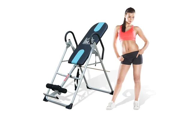 Homcom Gravity Inversion Table Foldable Therapy Bench Home Fitness Upside Down Stretching Home Gym Fitness Training Mach