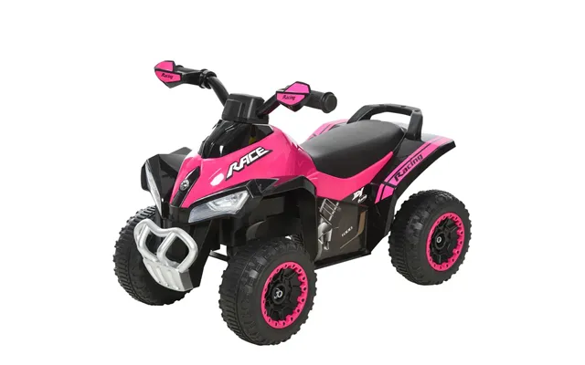 Homcom Toddler Kids Ride On Car Walker Foot To Floor Slider W Music Lights No Power Manual For 18-36 Months Pink