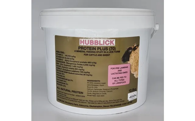 Hubblick Protein Plus Cattle And Sheep Lick 12.5kg