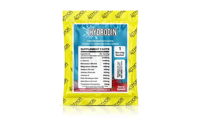 Hydrodin Sample Electrolyte Powder One Serving - Berry Splash product image