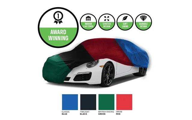 Indoor Dustproof & Breathable Car Cover - Small Blue