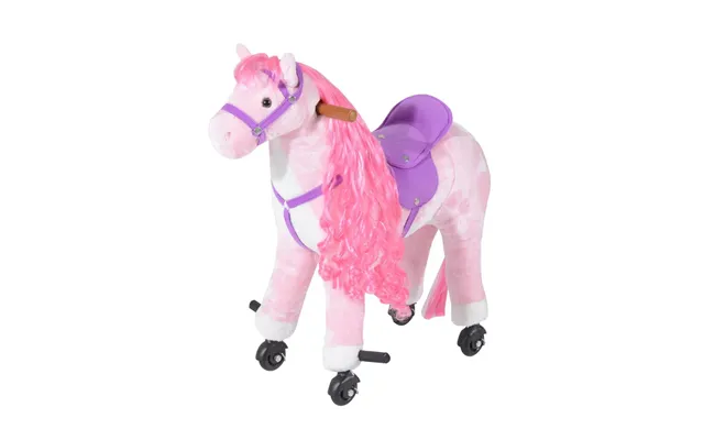 Interactive Walking Ride On Horse Toy Plush With Realistic Sounds - Kids Age 3