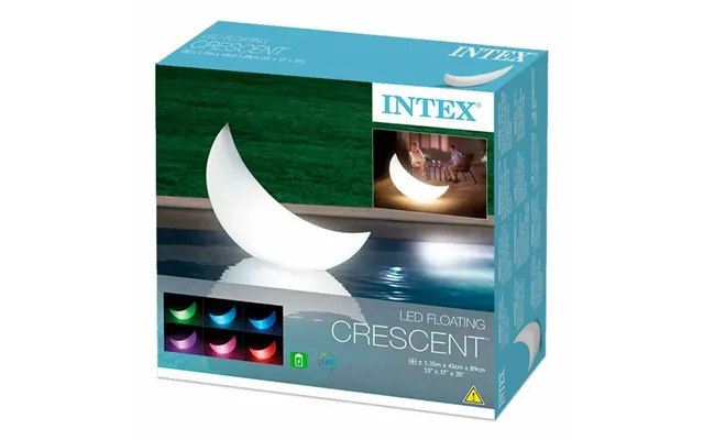 Intex Led Floating Moon Crescent Light For Garden Lighting - 1