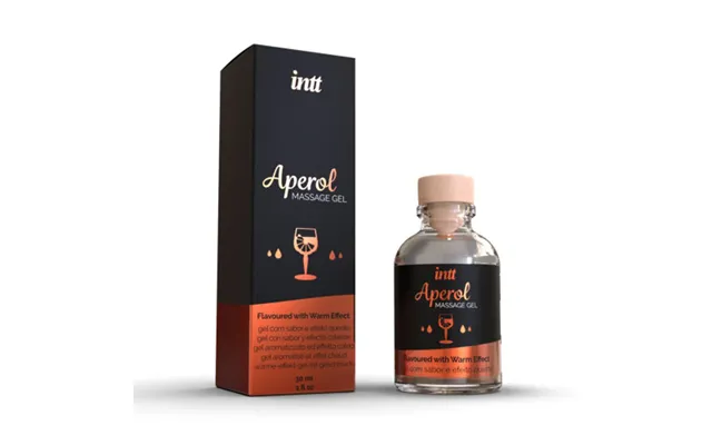 Intt Massage Gel - Aperol Flavour Description Kissable Gel For Massage, Oral Sex, And More
