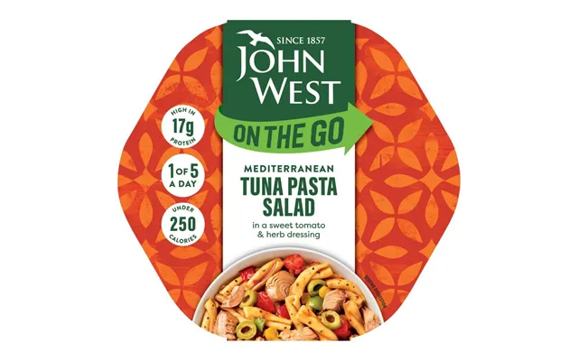 John West On The Go Mediterranean Tuna Pasta Salad 220g Case Of 6