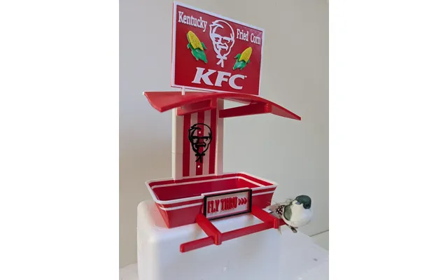 Kfc Garden Bird Feeding Station - Garden Bird Seed Feeder