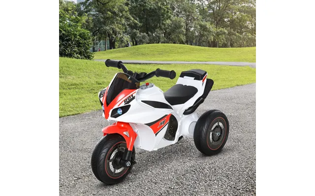 Kids Ride-on Police Bike 3-wheel Vehicle W Music Lights 18-36 Mths Homcom