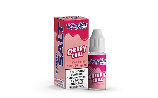 Kingston 10mg Nicotine Strengt Nic Salt 10ml Bottle Size - Cherry Chill