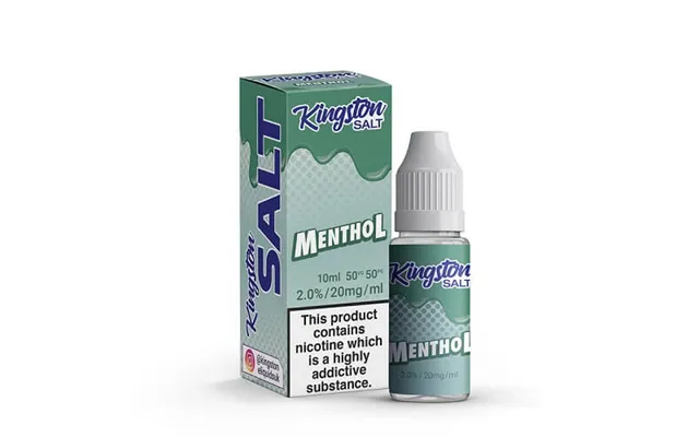 Kingston 10mg Nicotine Strengt Nic Salt 10ml Bottle Size - Menthol