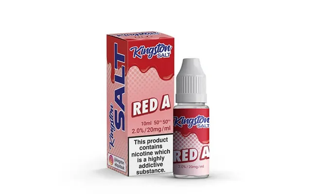 Kingston 10mg Nicotine Strengt Nic Salt 10ml Bottle Size - Red A