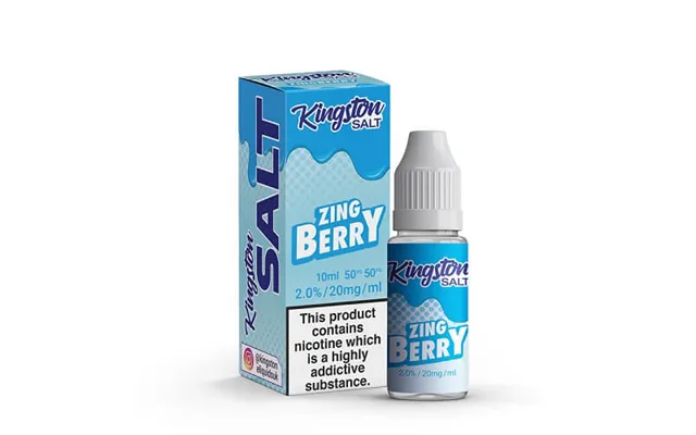 Kingston 10mg Nicotine Strengt Nic Salt 10ml Bottle Size - Zingberry