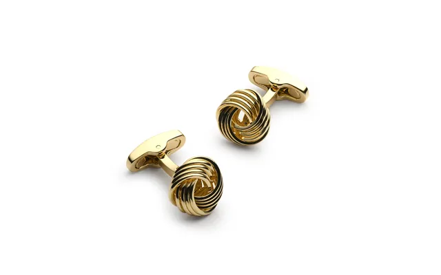 Knot Cufflinks In Gold