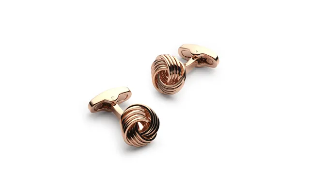 Knot Cufflinks In Rose Gold