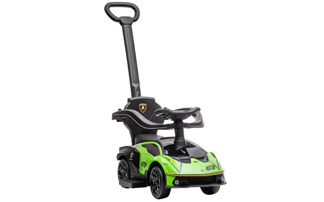 Lamborghini 2 In 1 Baby Ride On Push Car Toddler Push Along Car - Green