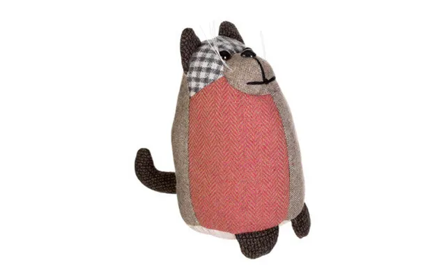 Large Brown Cat Door Stop Bute