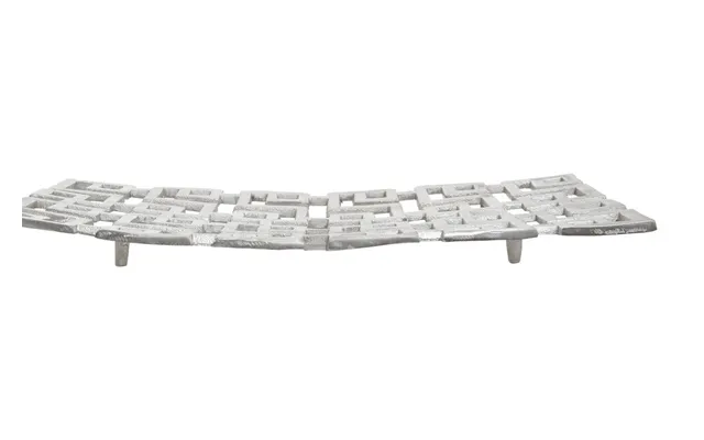 Large Plate In Silver Finish Delphi