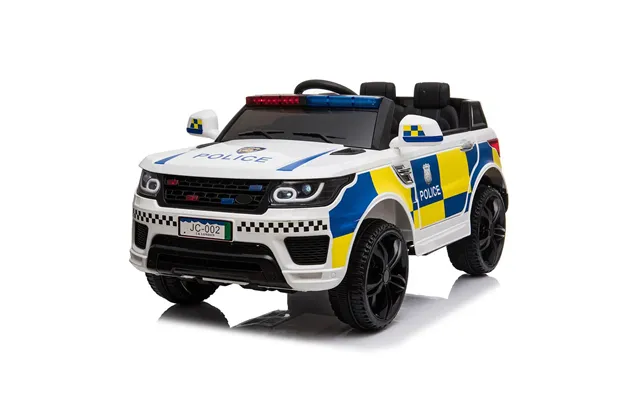 Leadzm Dual Drive 12v 7ah Police Car With 2.4g Remote Control White