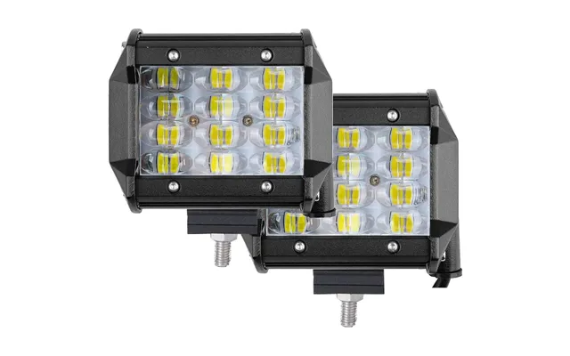 Led Work Light Bar 4 Inch 72w 7200lm Fog Lights Pair Yuguang