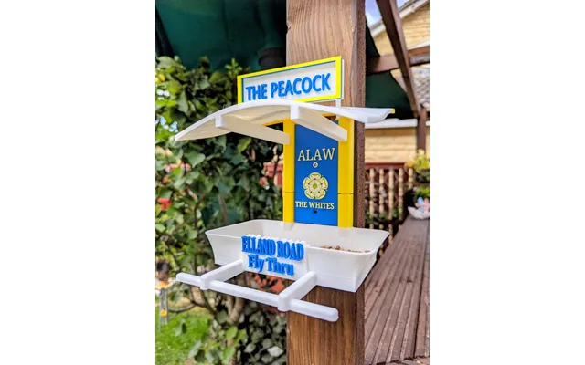Leeds United Bird Feeding Station - The Whites Football Themed Garden Decor