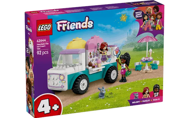 Lego Friends 42644 Heartlake City Ice Cream Truck Playset For Ages 4 product image