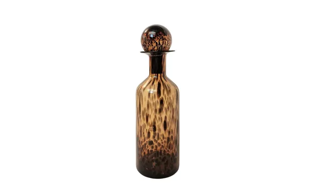 Leopard Design Glass Jar Or Bottle Style Ornament 52cm