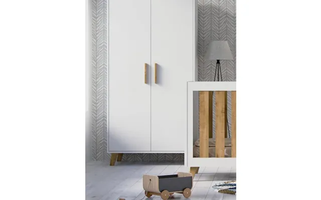 Little Acorns Siriana Wardrobe - White & Oak product image
