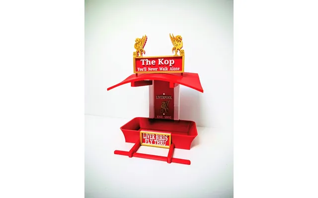 Liverpool Fc Bird Feeder Feeding Station The Kop - Liver Birds Anfield Themed Garden Decor