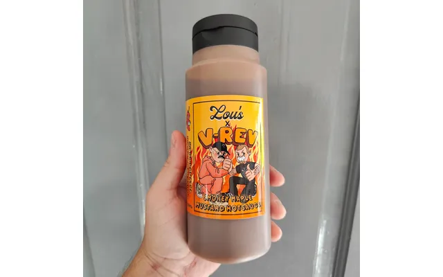 Lou's X V-rev Smoky Maple Mustard Hotsauce - 530g Squeezy