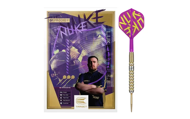 Luke The Nuke Littler G1 Prodigy Steel Tip Darts - 24g product image