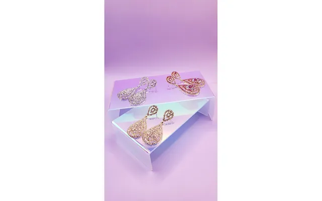 Luster Crystal Drop And Dangle Earrings - Gold