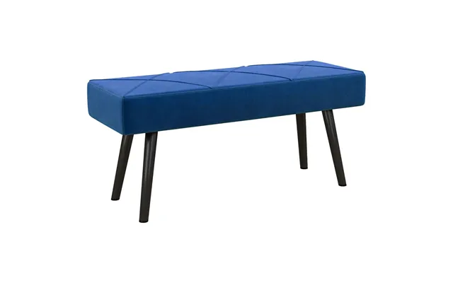 Luxury Velvet Bed Bench, Upholstered, Blue - Homcom