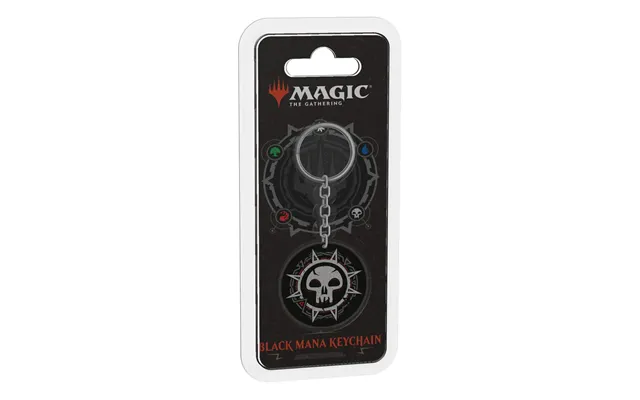 Magic The Gathering Keychain Black Mana