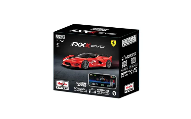 Maisto Mini Metal Die-cast Bluetooth Rc Remote Control Ferrari Fxx-k Evo 1 41 Scale