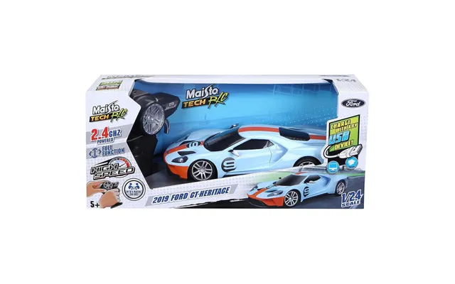 Maisto Premium Rc Remote Control Ford Gt Heritage 1 24 Scale