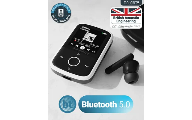 Majority Mp3 Go Player 16gb Blk Wht