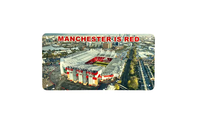 Manchester Is Red Wall Bar Plaque
