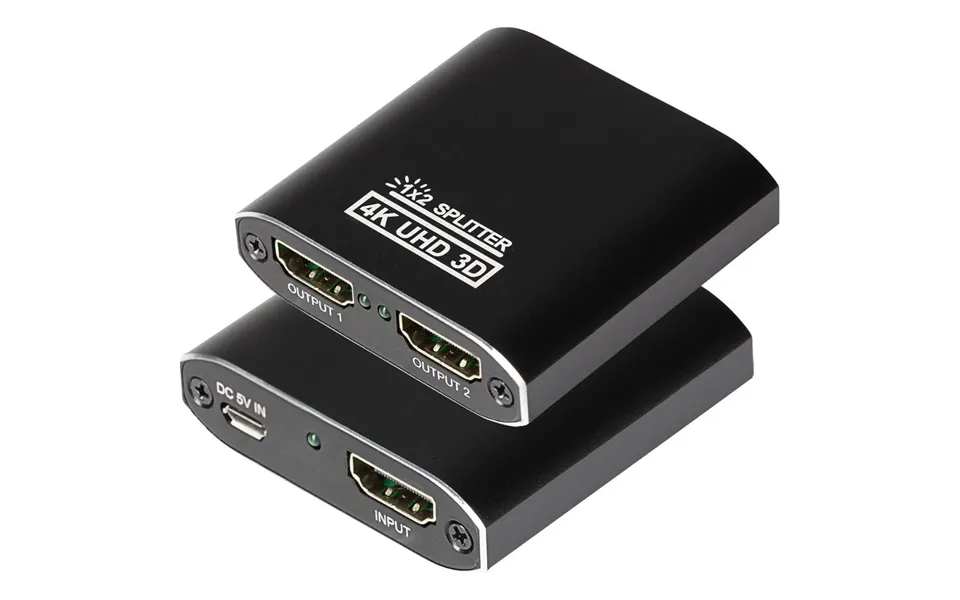 Maplin Hdmi Splitter Hub 1port In 2 Ports Out Ultra Hd 4k 30fs 10
