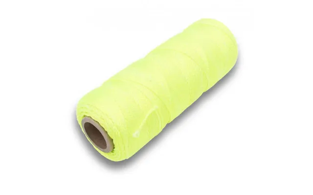 Marshalltown 500' Braided Nylon Fluorescent Brick Line - Yellow
