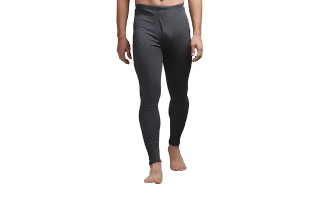 Mens Cotton Thermal Underwear Bottoms Long Johns - Medium Charcoal