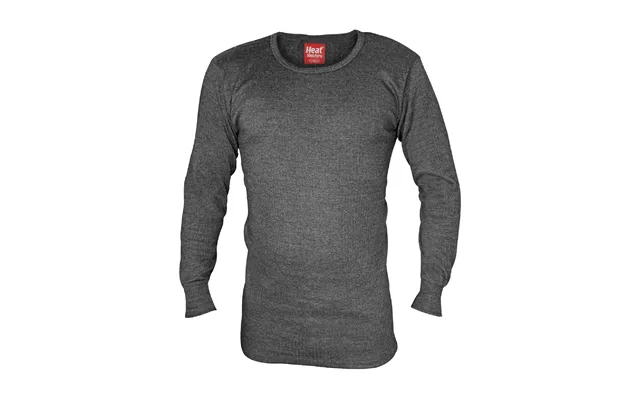 Mens Cotton Thermal Underwear Long Sleeve Top - Xx-large Charcoal