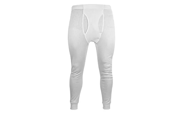 Mens Thermal Super Soft & Warm Long Johns Bottoms - White 1 Pack