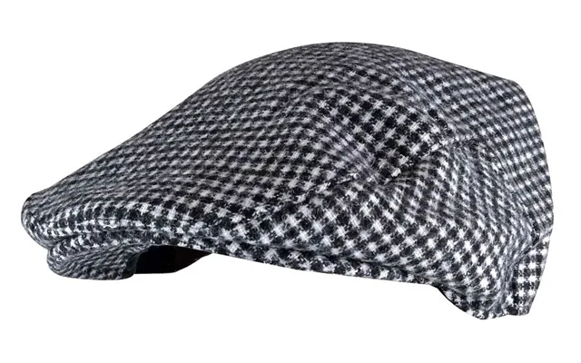 Mens Traditional Flat Cap Stylish Quilted Lining, Folds For Easy Storage, Available In 58cm And 60cm - M L Checked